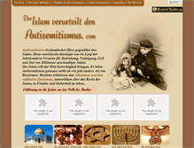 Tablet Screenshot of islamverurteiltantisemitismus.com